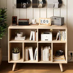 Plattenspielerständer mit Schallplattenaufbewahrung - Plattenspieler-Rack mit Schallplattenaufbewahrung - Schallplattenhalter aus Holz mit Plattenspielerfach