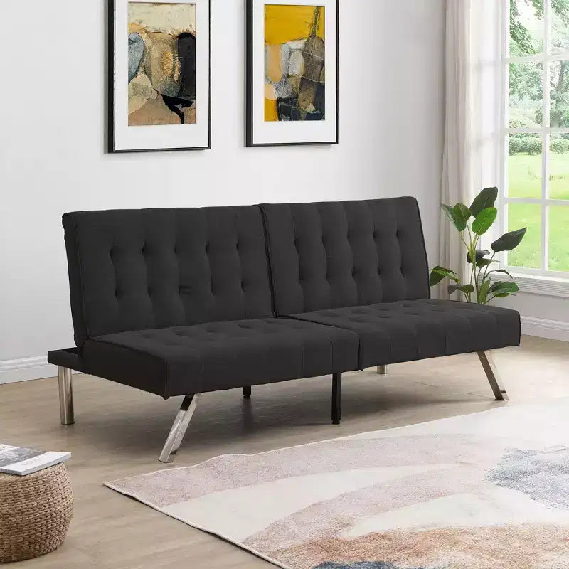 31,5 runder Couchtisch Moderner Beistelltisch mit Stauraum Vertikal gestreift für Wohnzimmer Schwarz