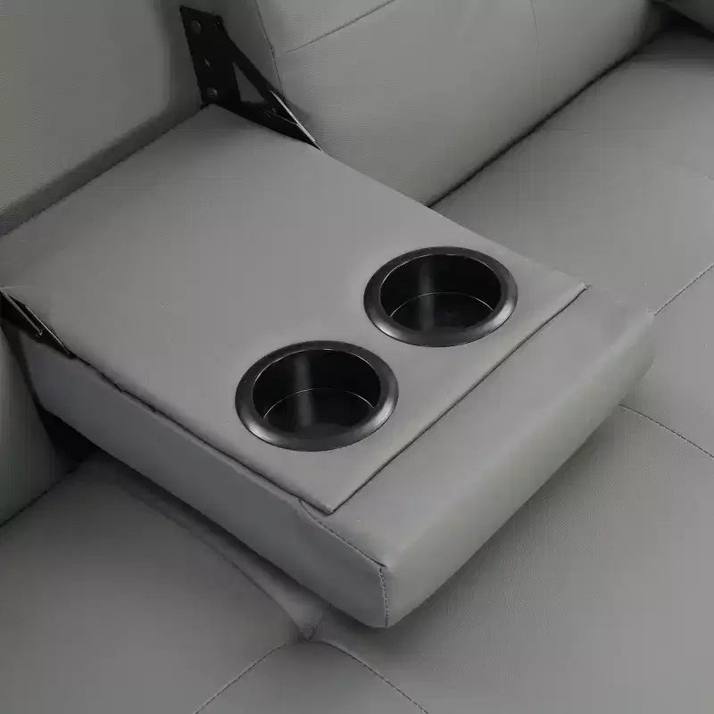66,9 Zoll PVC/Stoff Verwandlungsfähiges Klapp-Futonsofabett mit Edelstahlbeinen für Wohnzimmer, Büro, Apartment, Schlafzimmer, Schwarz