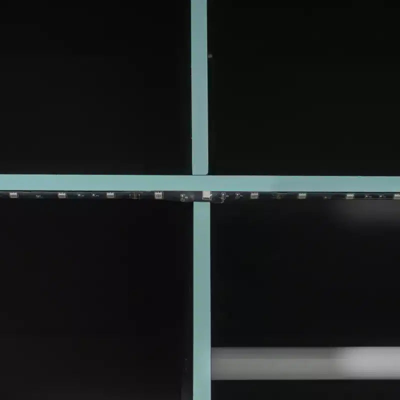 Gaming-Hochbett in voller Größe mit Schreibtisch und RGB-Beleuchtung, Hochbettgestell aus Vollholz mit Kleiderschrank und Staufächern