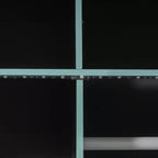 Gaming-Hochbett in voller Größe mit Schreibtisch und RGB-Beleuchtung, Hochbettgestell aus Vollholz mit Kleiderschrank und Staufächern
