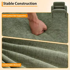 66,9 Zoll PVC/Stoff wandelbares Schlafsofa mit Edelstahlbeinen für Wohnzimmer, Büro, Apartment, Schlafzimmer, Schwarz