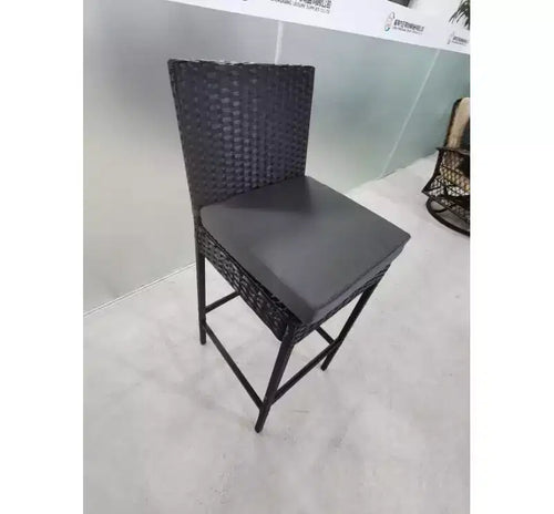2 PCS Rattan & Iron Pipe Bar Stools XH106, 4042103CM,